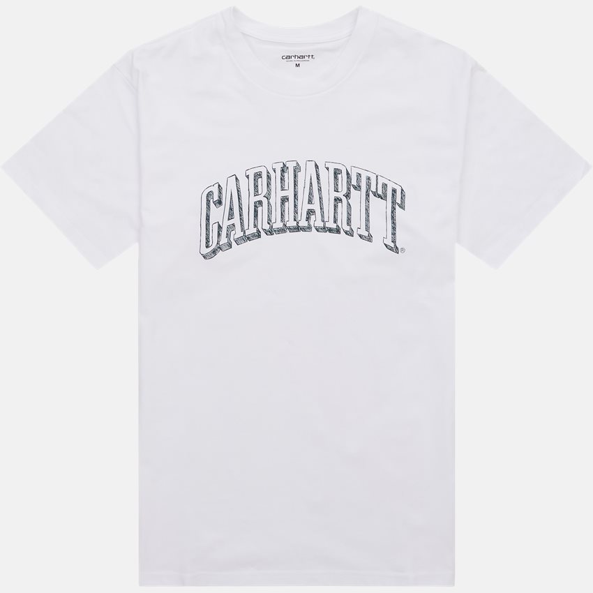 Carhartt WIP T-shirts SCRAWL SCRIPT I031025 WHITE