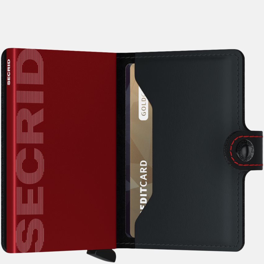 Secrid Accessories MM-MATTE BLACK/RED