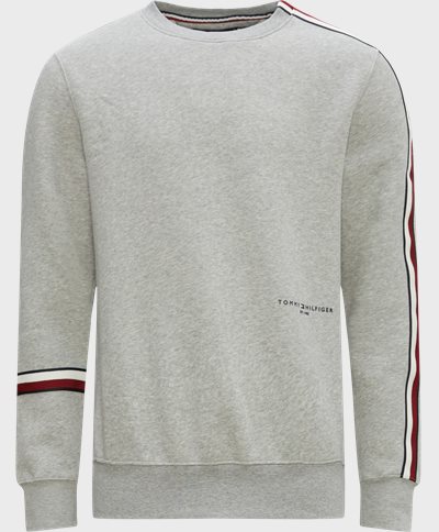 Tommy Hilfiger Sweatshirts 29344 NEW GLOBAL STRIP CREWNECK Grey