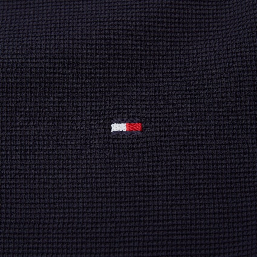 Tommy Hilfiger T-shirts 29395 NEW STRUCTURE L/S TEE NAVY