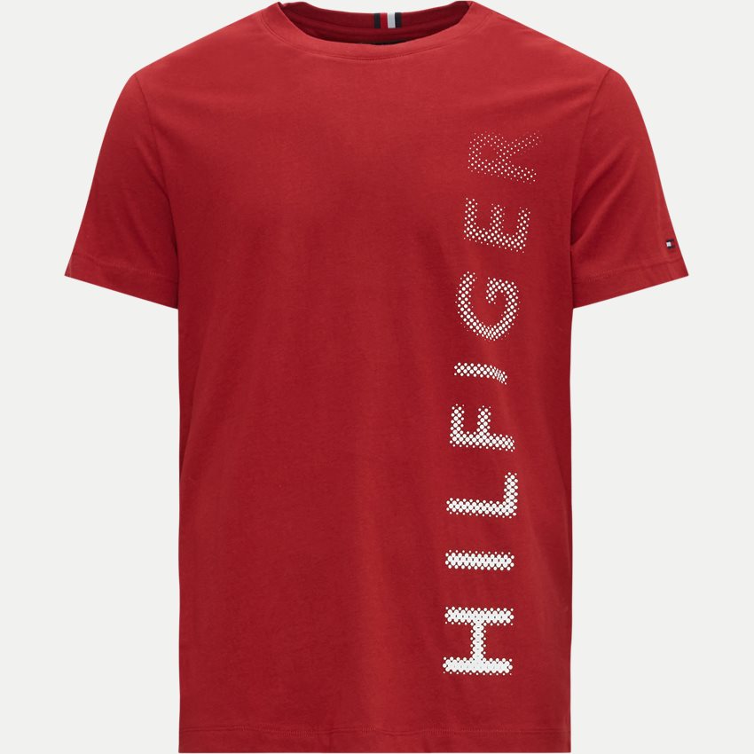 Tommy Hilfiger T-shirts 29668 VERTICAL HILFIGER DRADIENT TEE RØD