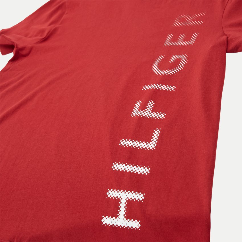 Tommy Hilfiger T-shirts 29668 VERTICAL HILFIGER DRADIENT TEE RØD