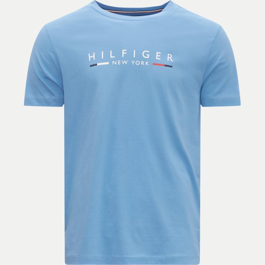 Tommy Hilfiger T-shirts 29372 HILFIGER NEW YORK TEE LYSBLÅ