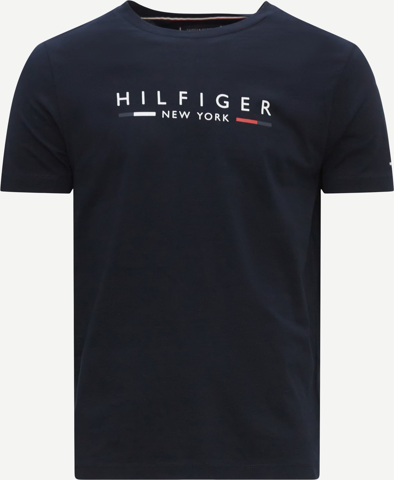 Tommy Hilfiger T-shirts 29372 HILFIGER NEW YORK TEE Blue