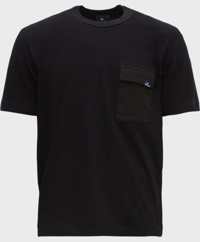 PS Paul Smith T-shirts 978X-K20744 POCKET  Svart