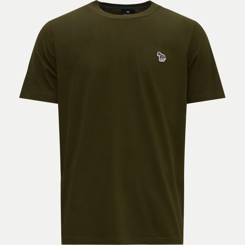 PS Paul Smith T-shirts 011RZ-K20064 ZEBRA BADGE ARMY