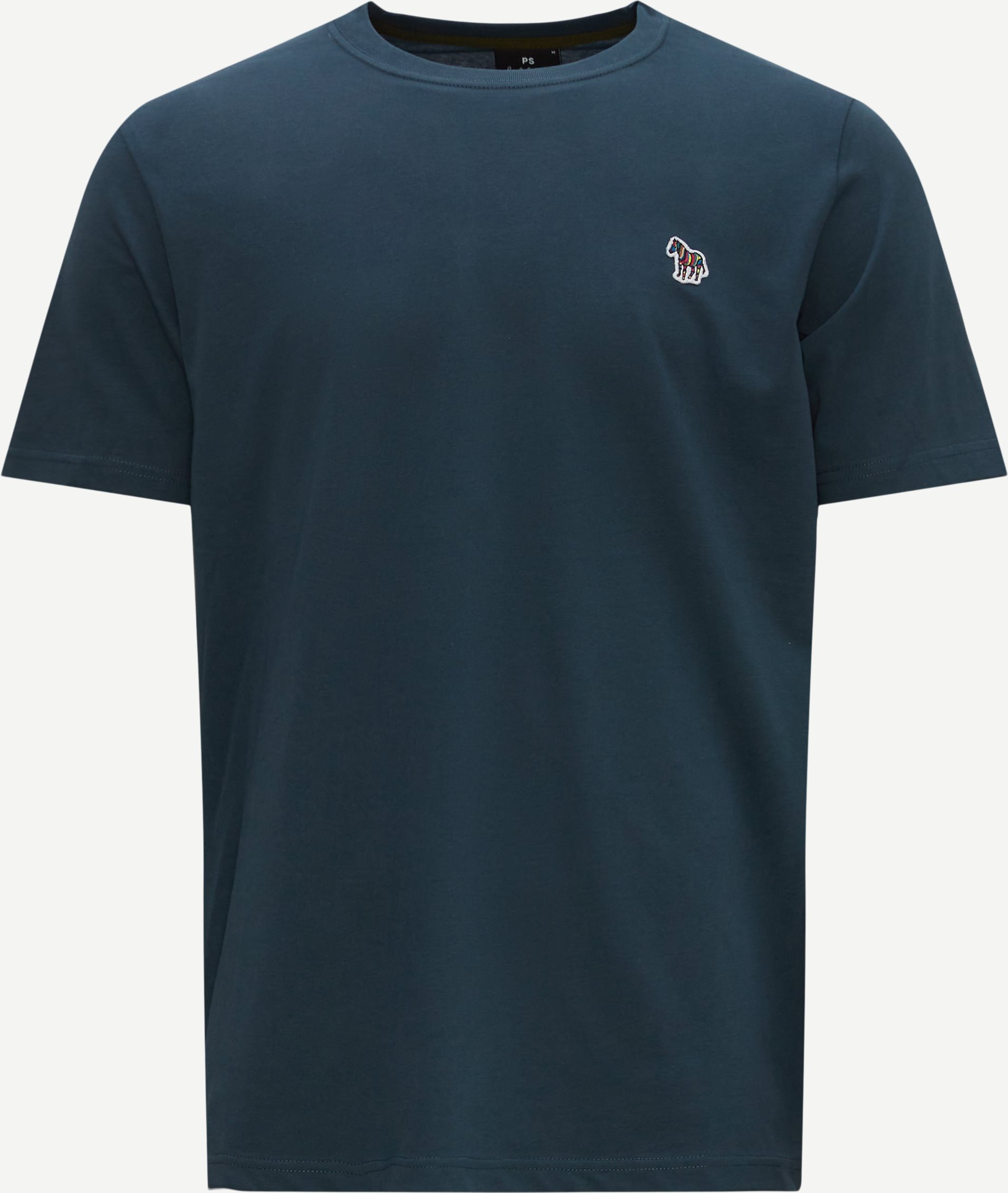 PS Paul Smith T-shirts 011RZ-K20064 ZEBRA BADGE Blå