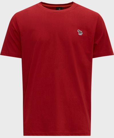 PS Paul Smith T-shirts 011RZ-K20064 ZEBRA BADGE Röd
