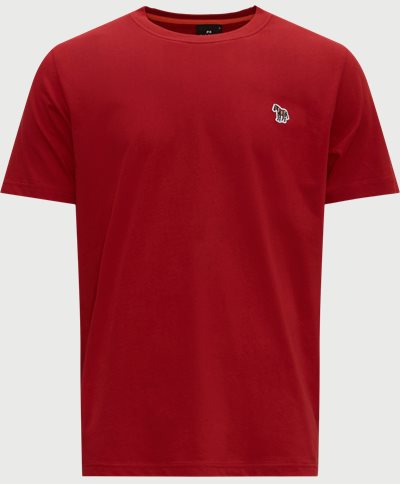 PS Paul Smith T-shirts 011RZ-K20064 ZEBRA BADGE Red