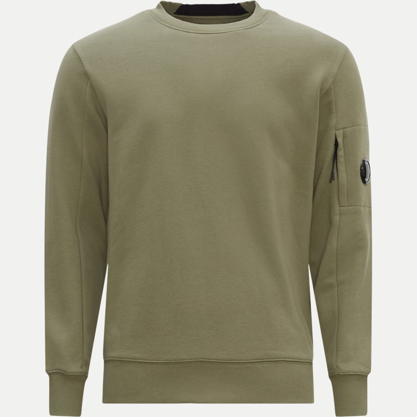 C.P. Company Sweatshirts SS022A 5086W SS23 OLIVEN