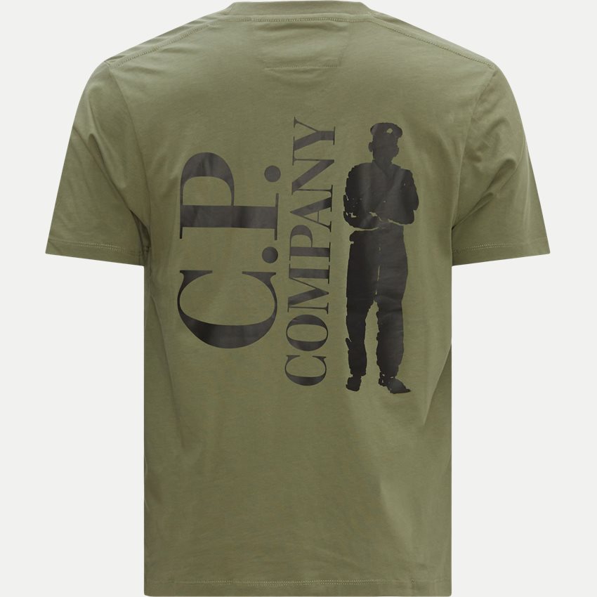 C.P. Company T-shirts TS190A 6011W OLIVEN