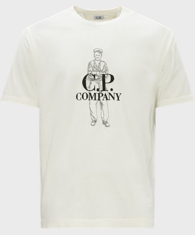 C.P. Company T-shirts TS261A 60570 Hvid