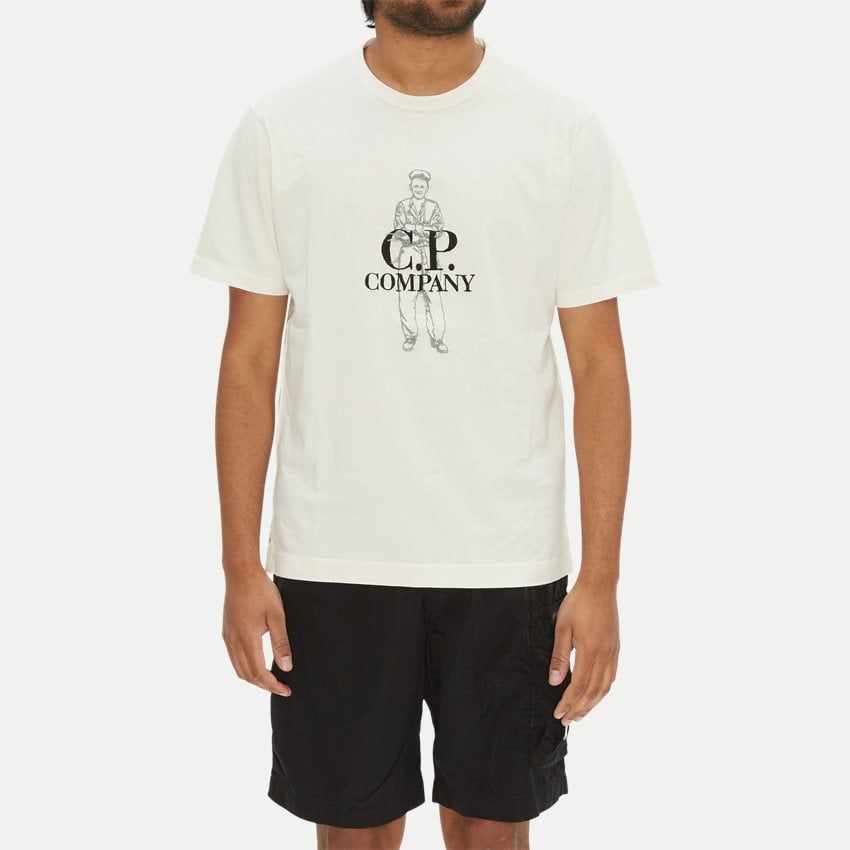 C.P. Company T-shirts TS261A 60570 HVID