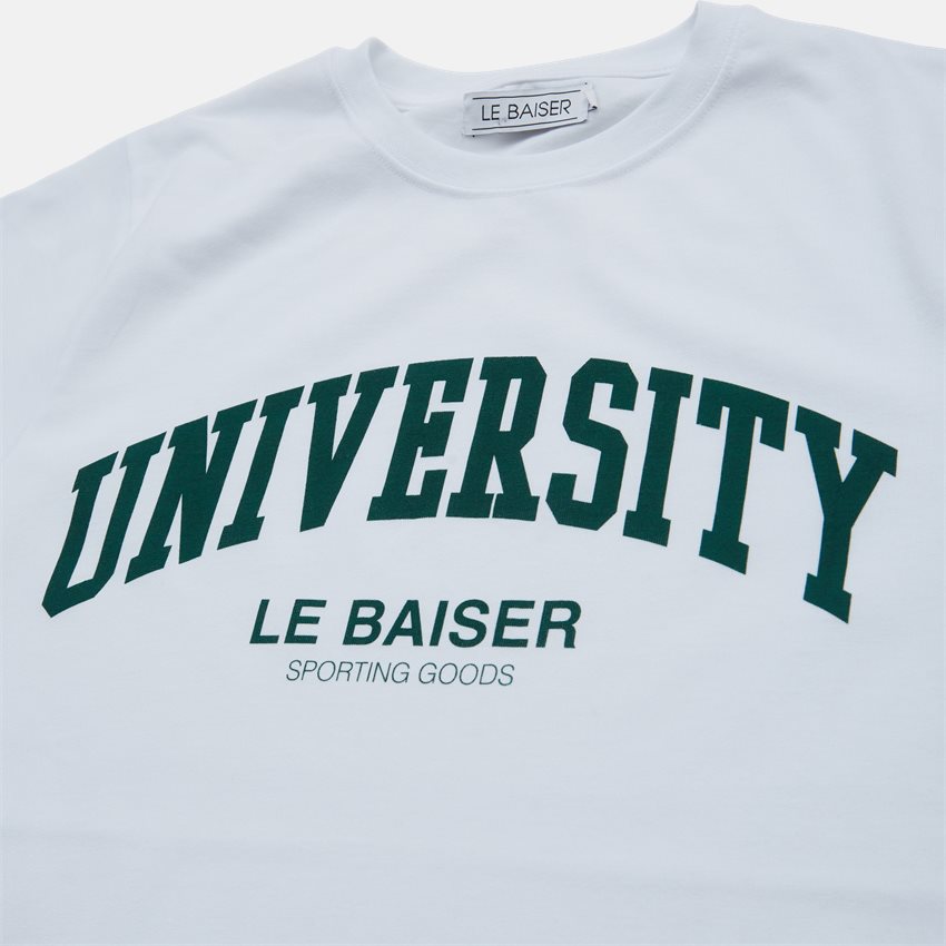 Le Baiser T-shirts CARCASON WHITE
