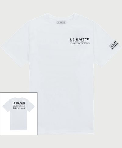 Le Baiser T-shirts MICHEL White