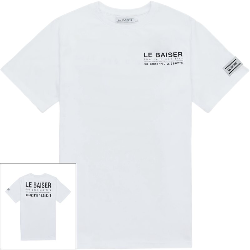 Se Le Baiser Michel T-shirt White hos qUINT.dk