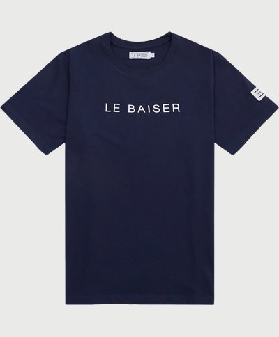 Le Baiser T-shirts FONTAINE Blå