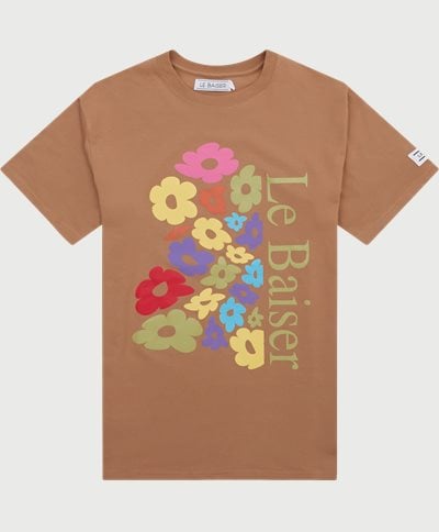 Le Baiser T-shirts AMBOISE Brun
