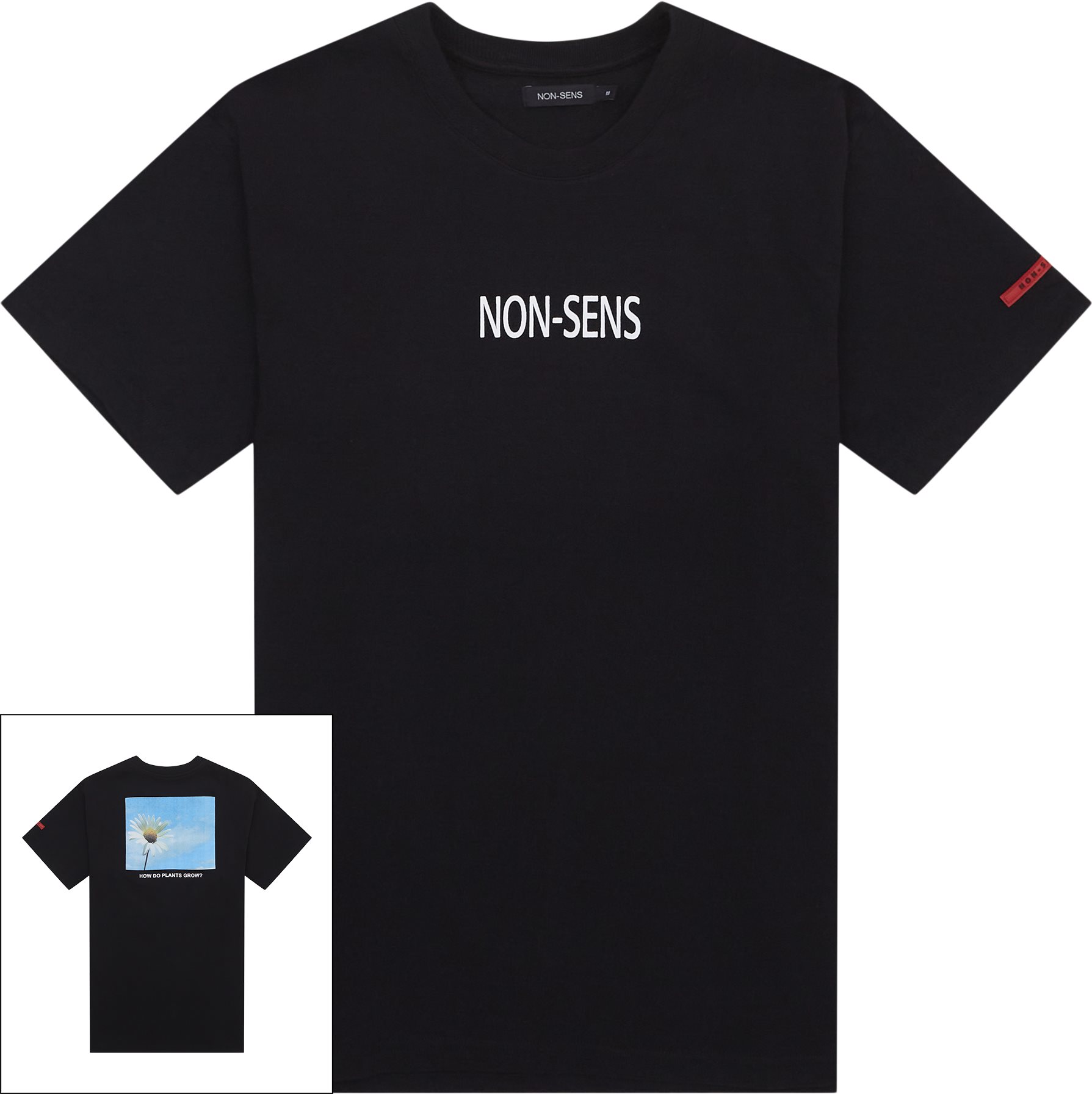 Non-Sens T-shirts BELCOURT Svart