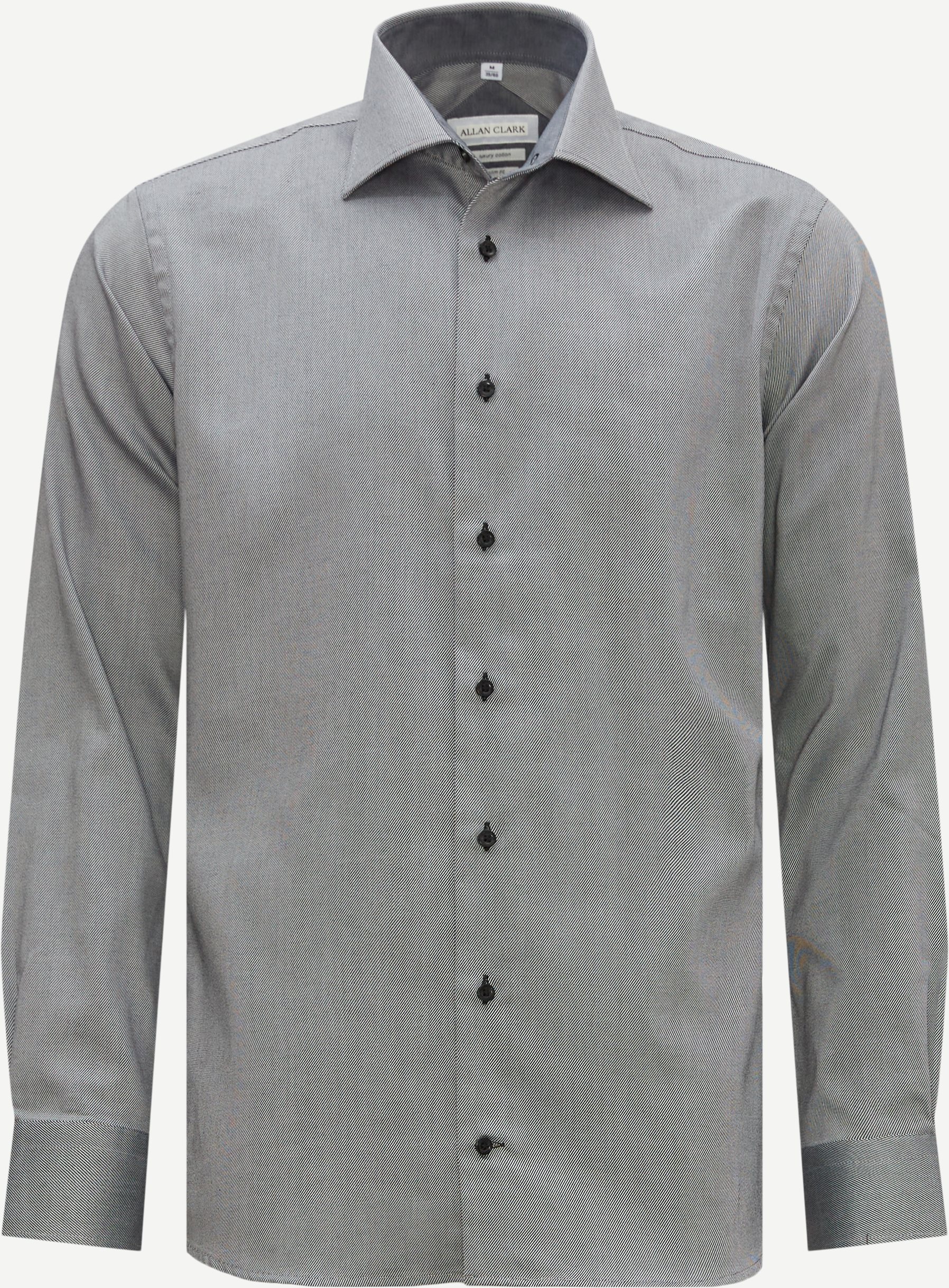 Allan Clark Shirts PRINCE. Grey
