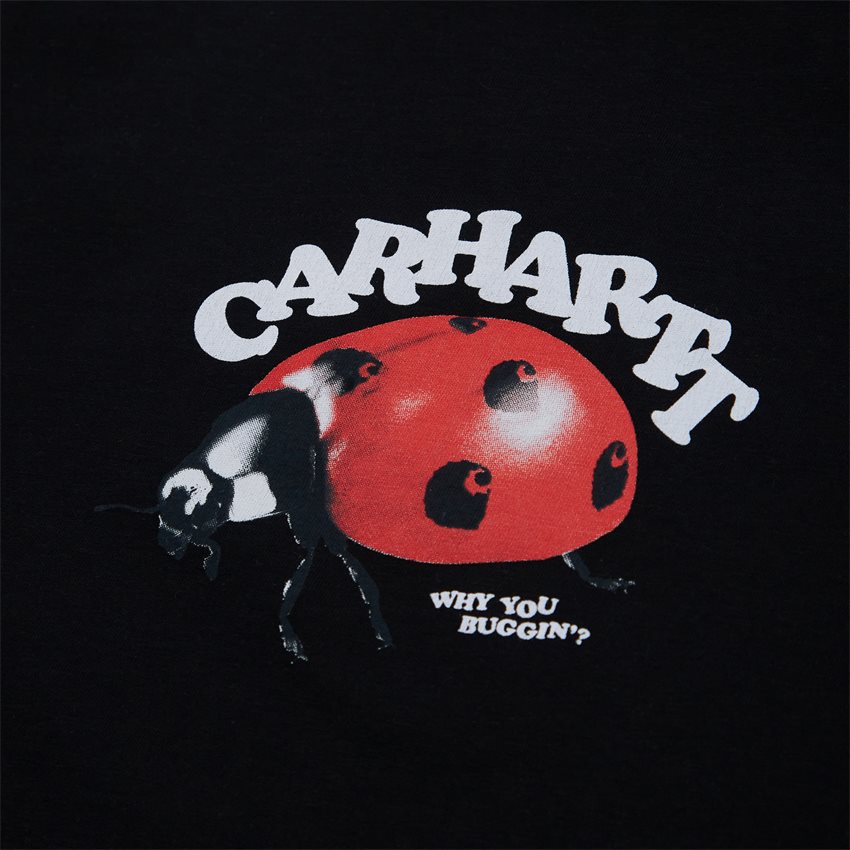 Carhartt WIP Women T-shirts W S/S LADY BUG T-SHIRT I031429 BLACK
