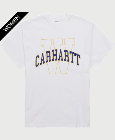 Carhartt WIP Women T-shirts W S/S GRAND LOCKER T-SHIRT I031433 Hvid