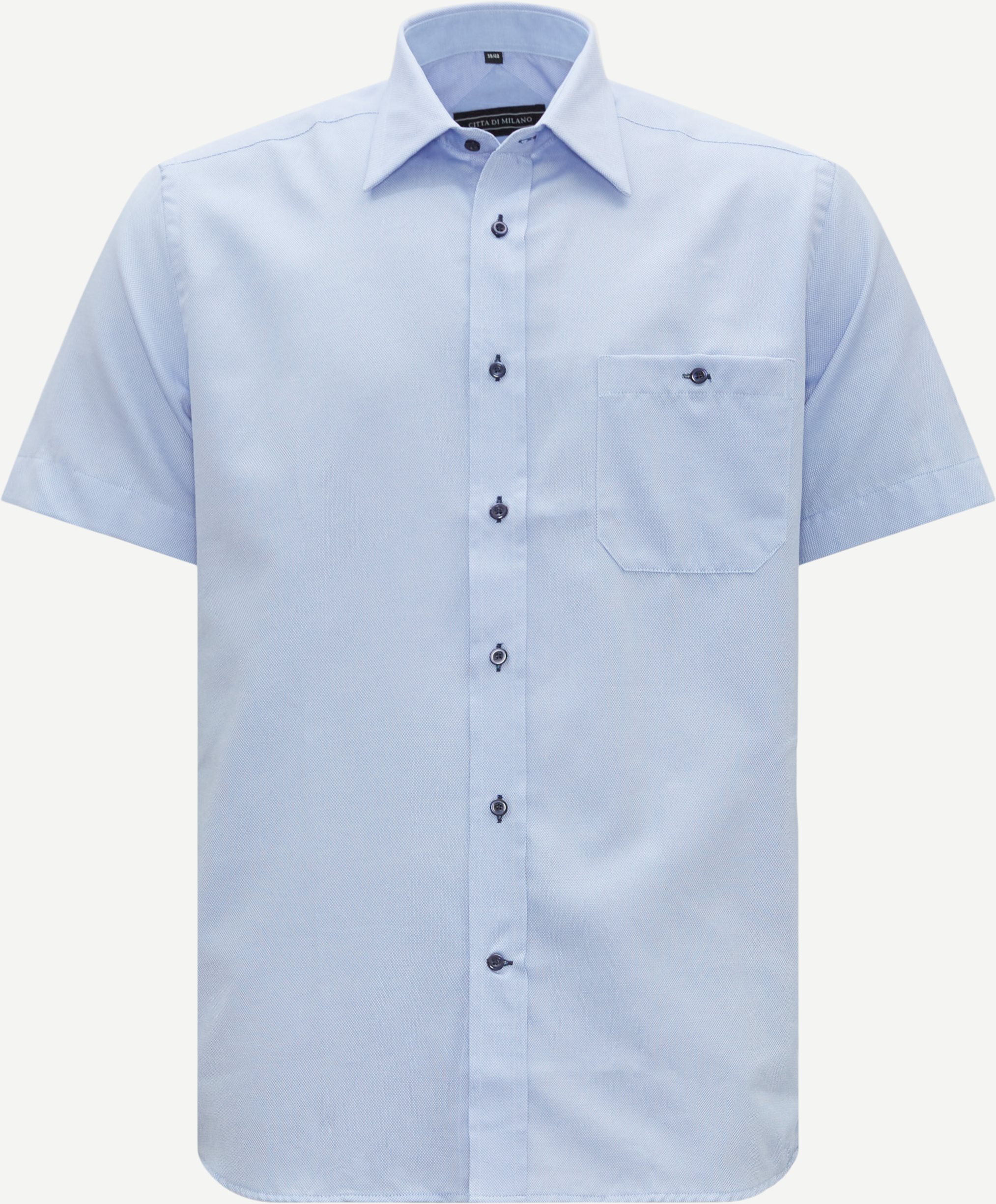 Citta di Milano Short-sleeved shirts TRAPANI Blue
