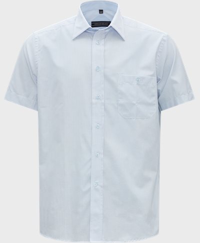 Citta di Milano Short-sleeved shirts ARAGONA Blue