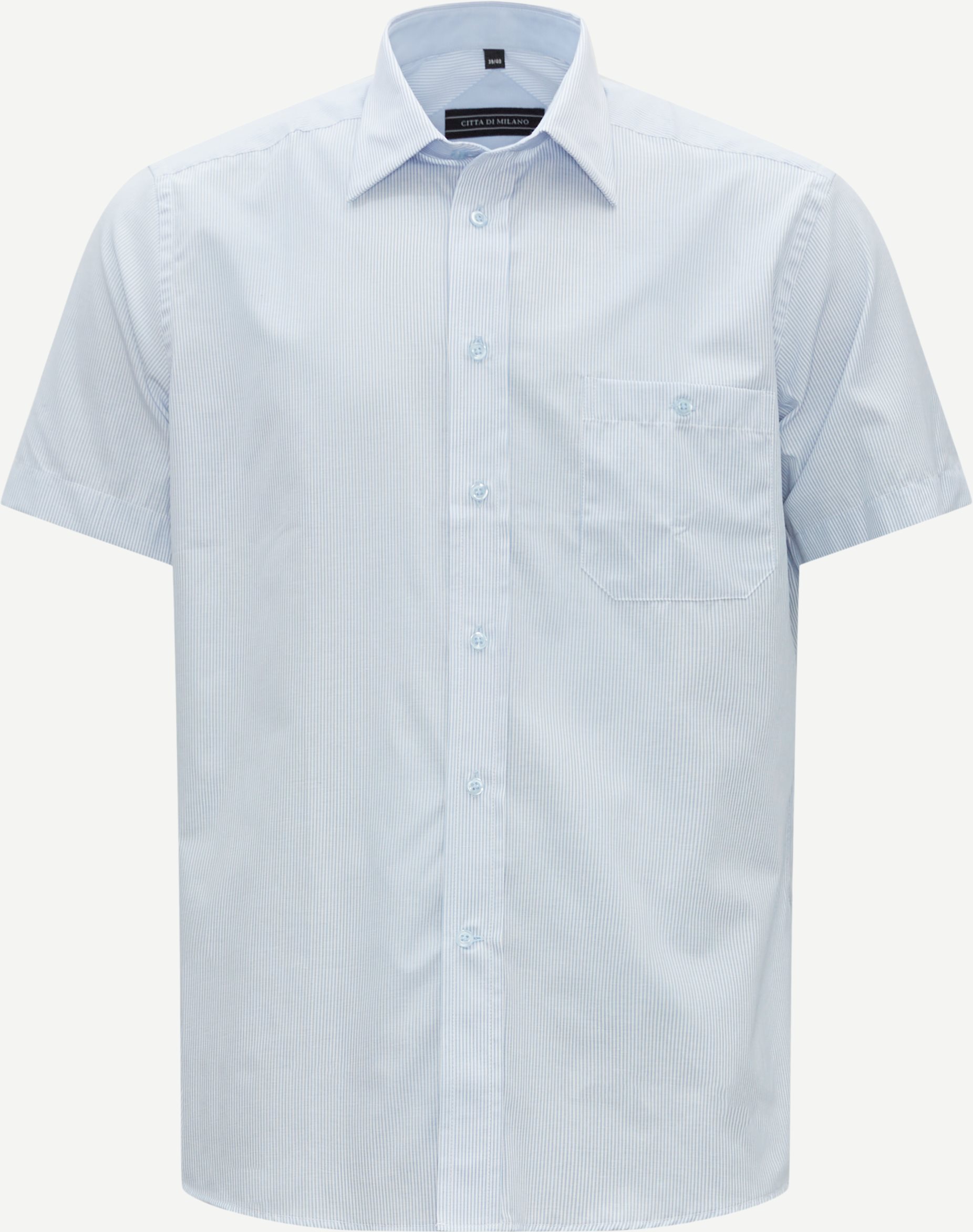 Citta di Milano Short-sleeved shirts ARAGONA Blue