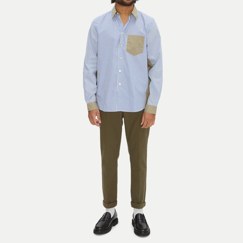 PS Paul Smith Shirts 004M K21725 BLUE/OLIVE