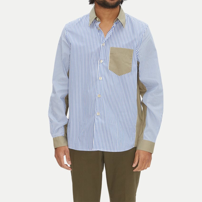 PS Paul Smith Shirts 004M K21725 BLUE/OLIVE
