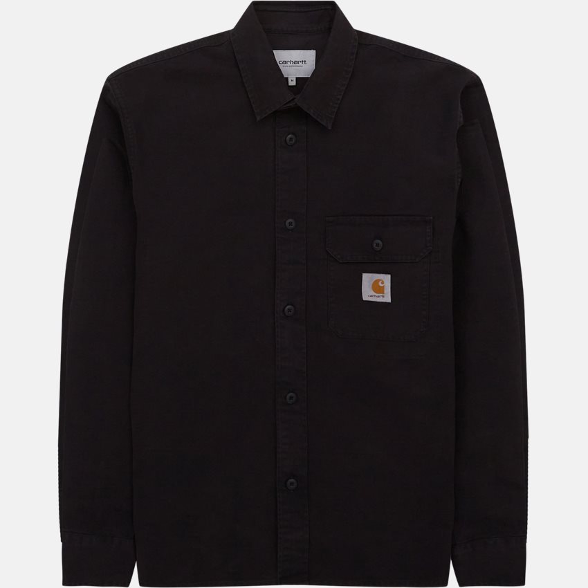 Carhartt WIP Shirts RENO SHIRT JAC I031447. BLACK