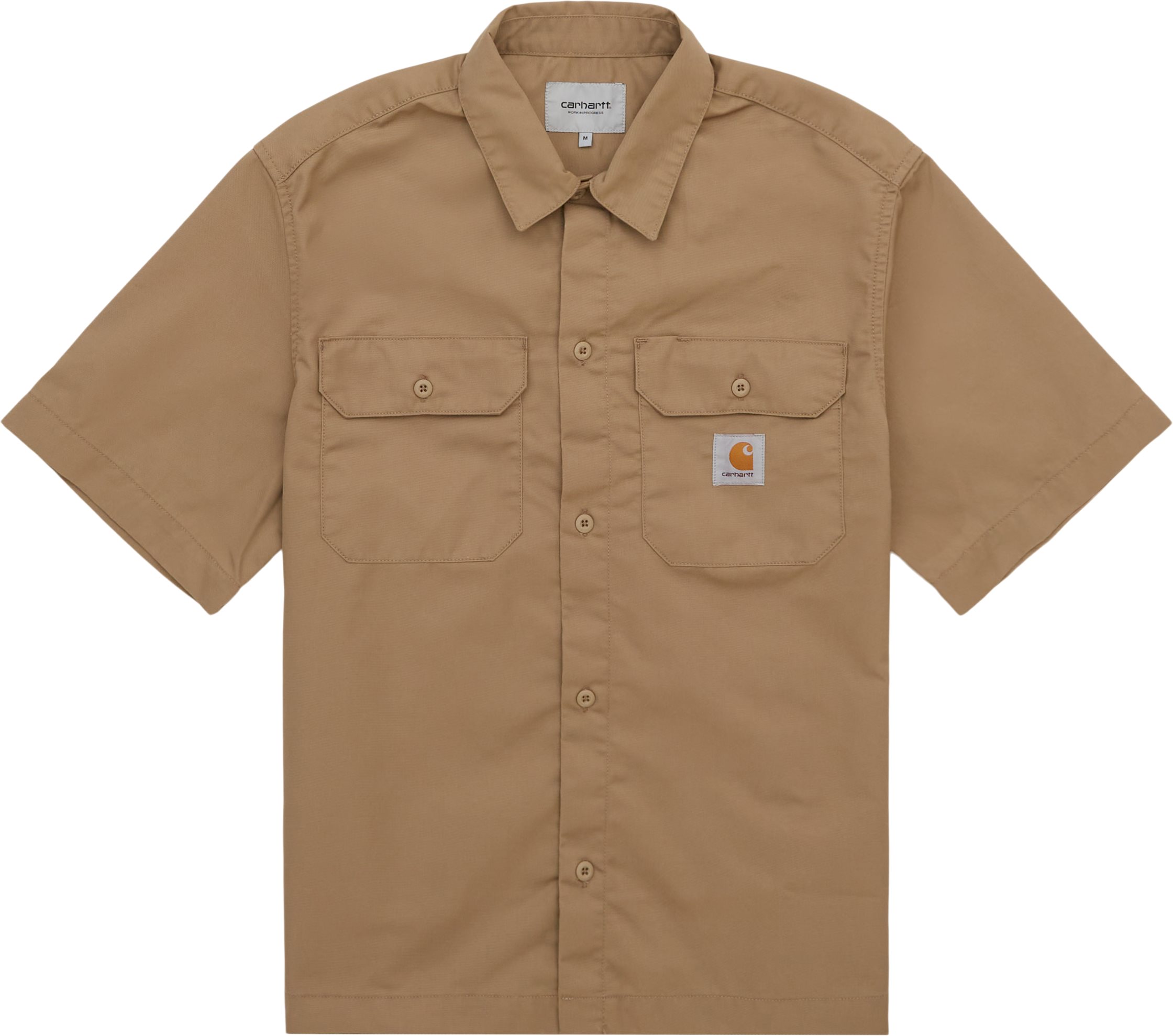 Carhartt WIP Shirts S/S CRAFT SHIRT I032071 Brown