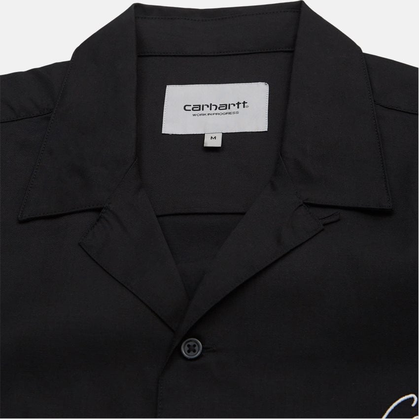 Carhartt WIP Skjorter S/S DELRAY SHIRT I031465 BLACK