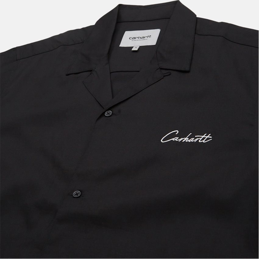 Carhartt WIP Skjortor S/S DELRAY SHIRT I031465 BLACK