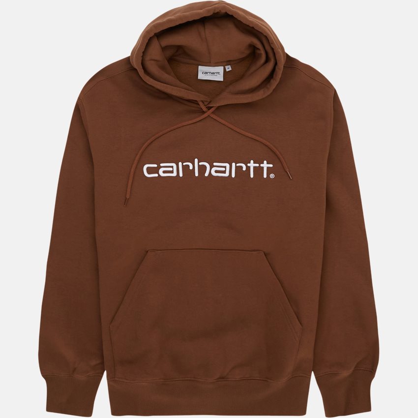 Carhartt WIP Sweatshirts HOODED CARHARTT SWEATSHIRT I030230 TAMARIND