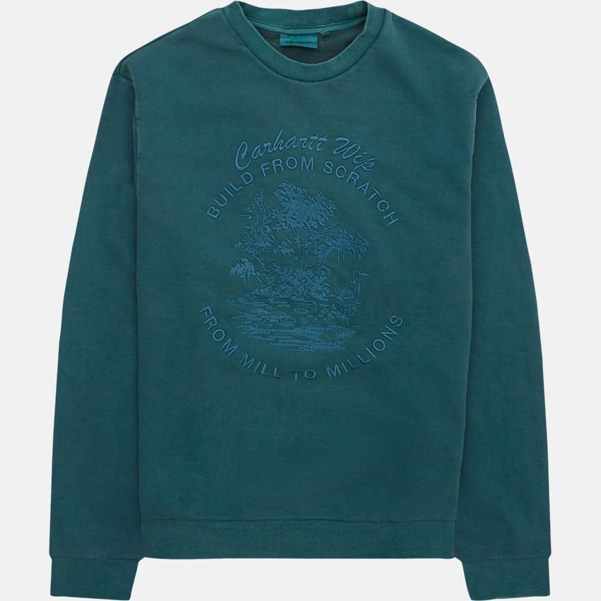 Carhartt WIP Sweatshirts BAYOU SWAETSHIRT I031818 BOTANIC