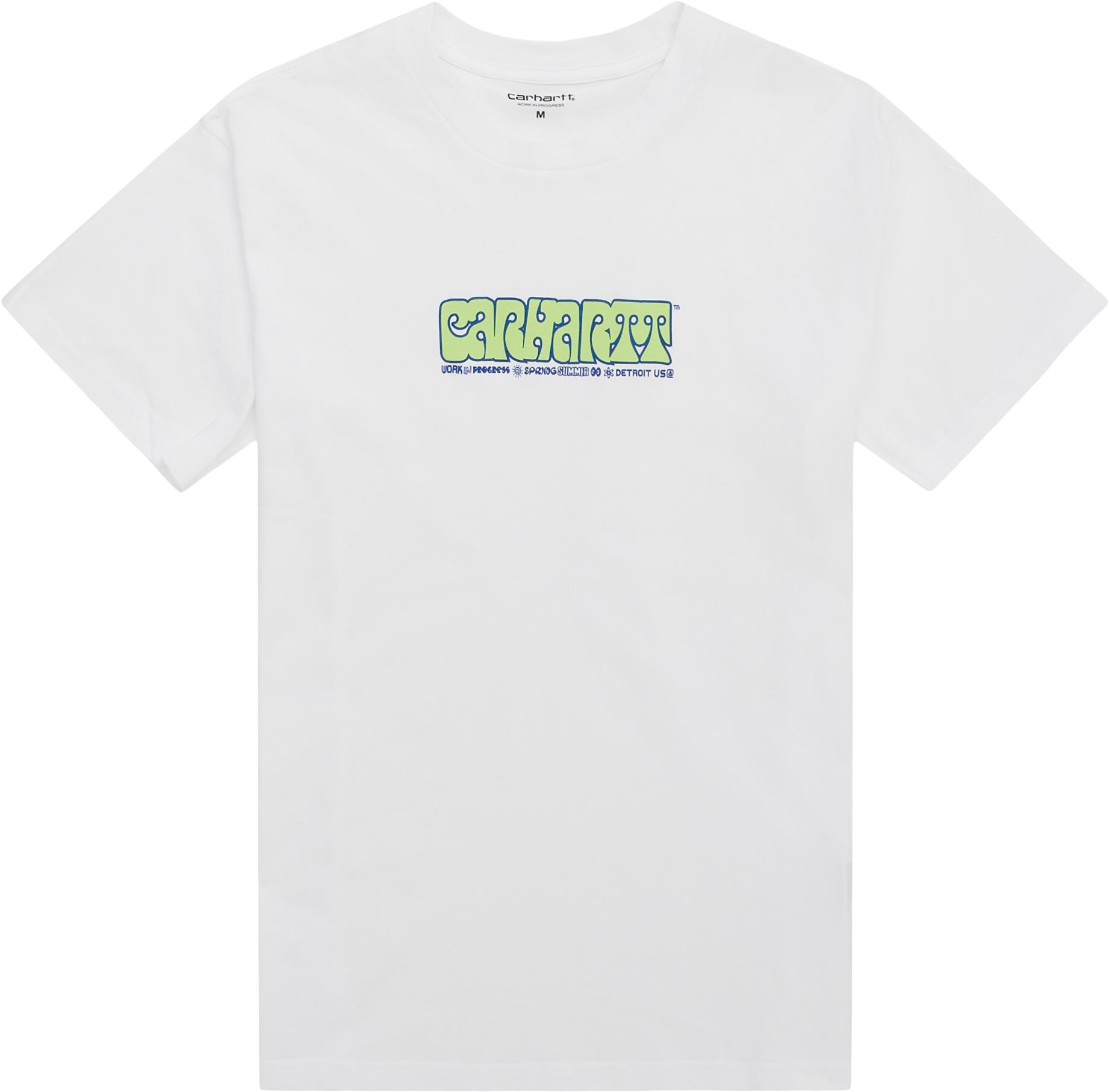 Carhartt WIP T-shirts S/S HEAT SCRIPT T-SHIRT I032076 Vit