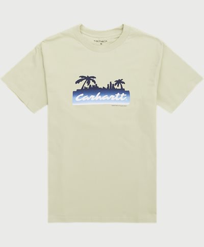 Carhartt WIP T-shirts S/S PALM SCRIPT T-SHIRT I031724 Green