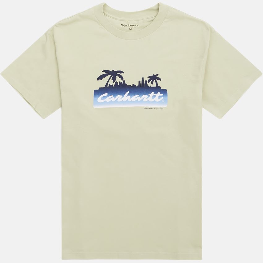 Carhartt WIP T-shirts S/S PALM SCRIPT T-SHIRT I031724 AGAVE