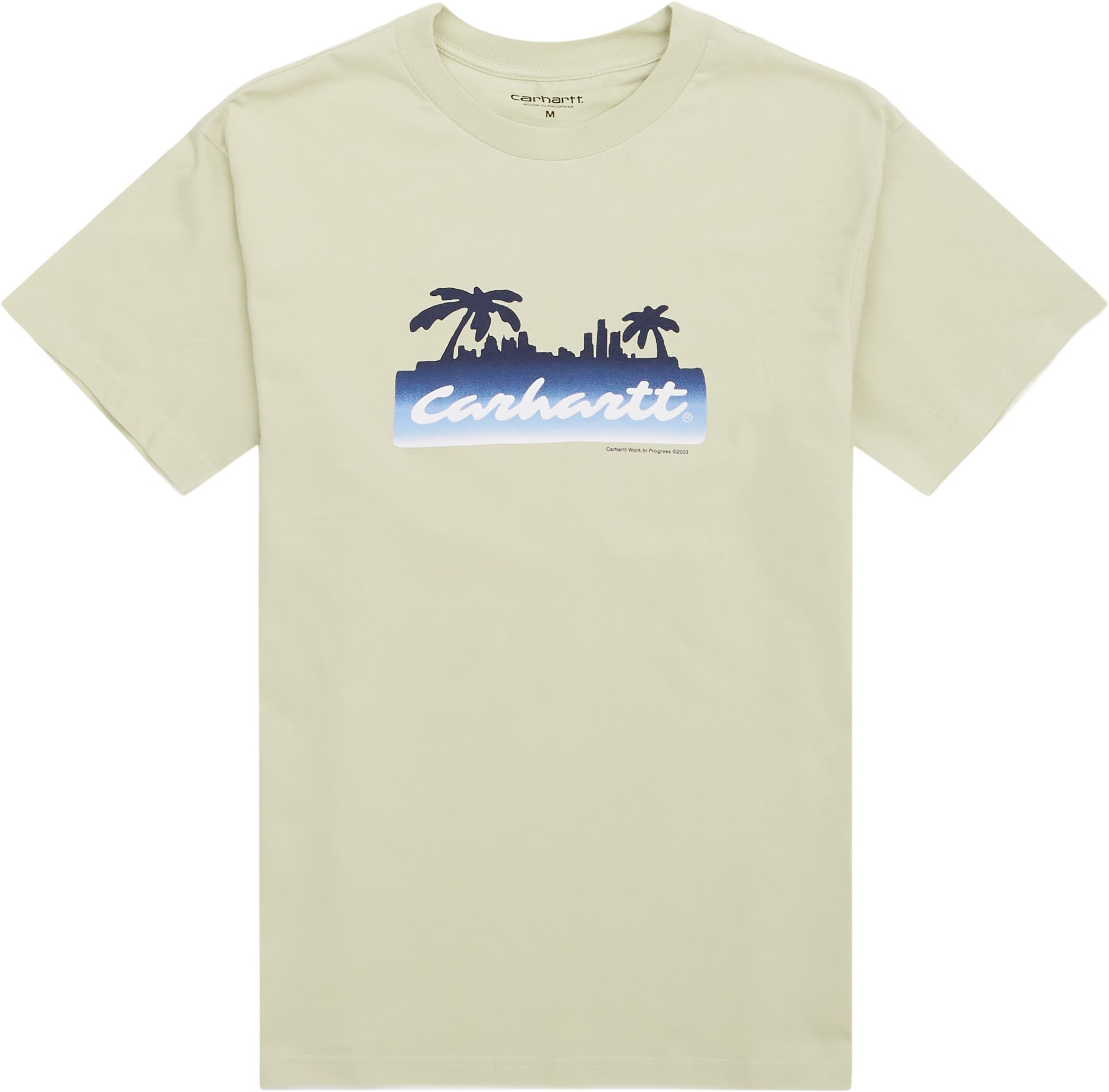 Carhartt WIP T-shirts S/S PALM SCRIPT T-SHIRT I031724 Grøn