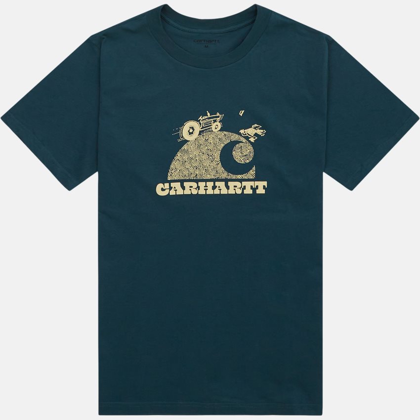 Carhartt WIP T-shirts S/S HARVESTER T-SHIRT I032078 BOTANIC