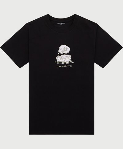 Carhartt WIP T-shirts S/S OTHER SIDE T-SHIRT I031775 Black