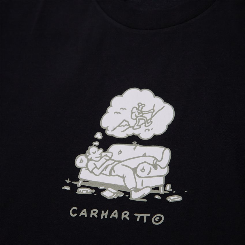 Carhartt WIP T-shirts S/S OTHER SIDE T-SHIRT I031775 BLACK