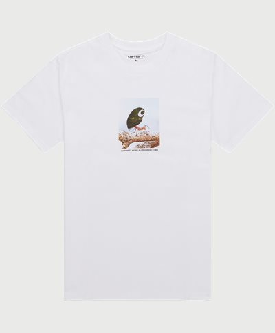 Carhartt WIP T-shirts S/S ANTLEAF T-SHIRT I031755 Vit