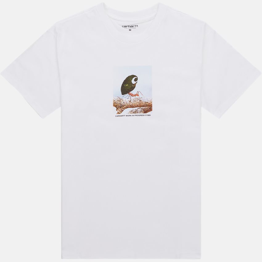 Carhartt WIP T-shirts S/S ANTLEAF T-SHIRT I031755 WHITE