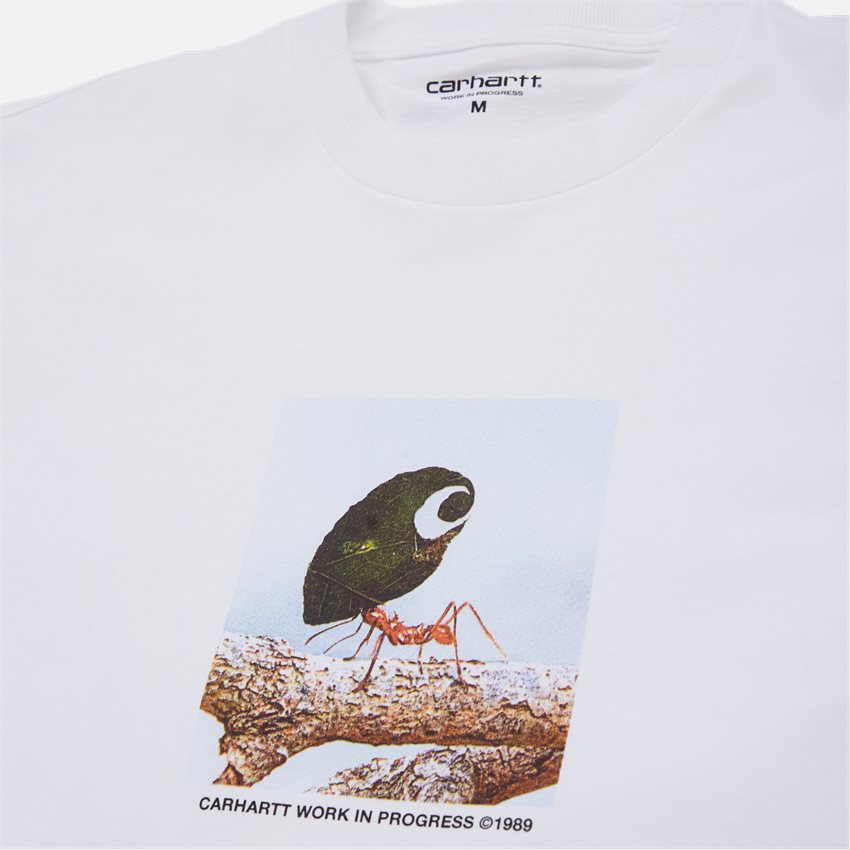 Carhartt WIP T-shirts S/S ANTLEAF T-SHIRT I031755 WHITE