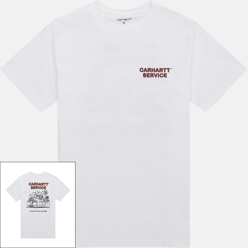 Carhartt WIP T-shirts S/S CAR REPAIR T-SHIRT I031756 WHITE
