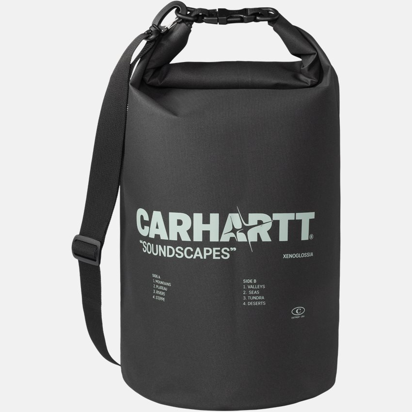 Carhartt WIP Tasker SOUNDSCAPES DRY BAG I031822 BLACK