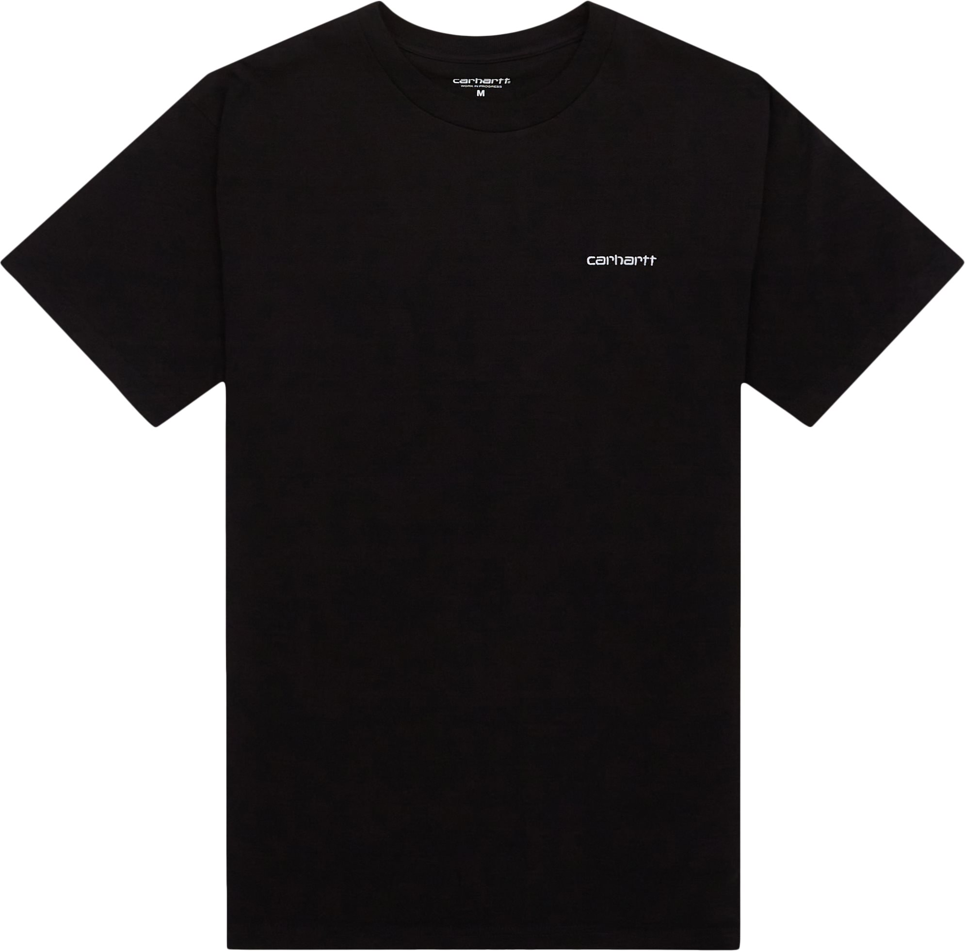Carhartt WIP T-shirts S/S SCRIPT EMBROIDERY. T-SHIRT I030435 Sort